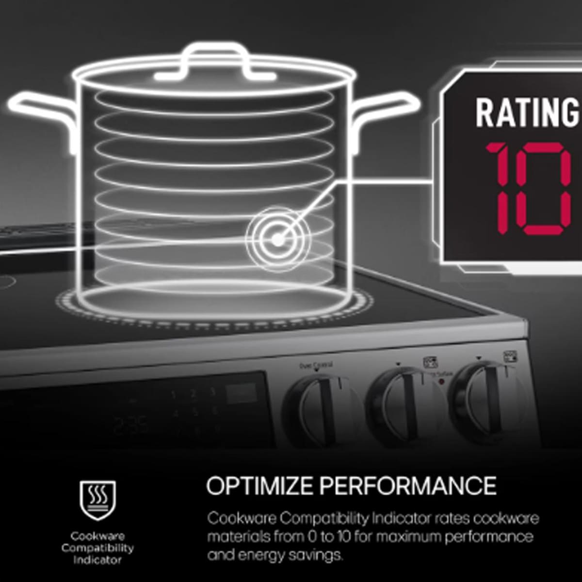 LG 30 in. 4-Burner Smart Induction Cooktop with SmoothTouch Controls, Simmer Burner & Power Burner - Black, , hires