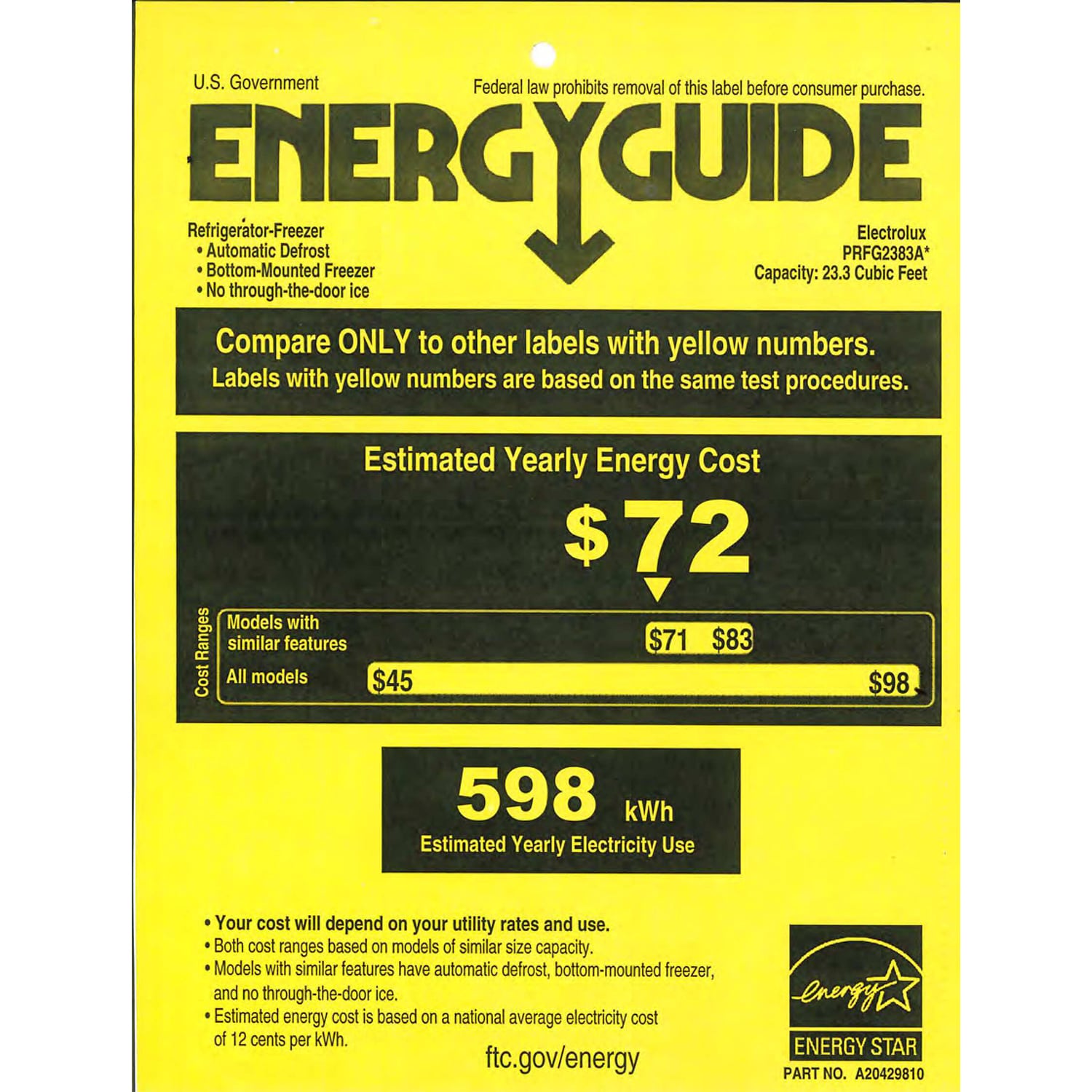 Frigidaire Professional 36 in. 23.3 cu. ft. Counter Depth French Door Refrigerator with Internal Water Dispenser - Stainless Steel, , hires