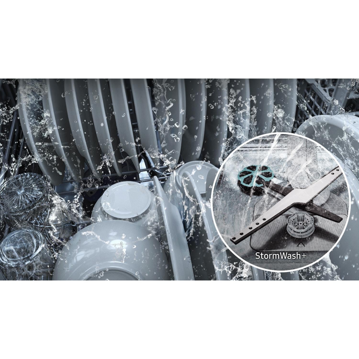 Samsung Bespoke 24 in. Top Control Smart Dishwasher with 38 dBA Sound Level, 3rd-Rack, Smart Dry with AutoRelease Door - Fingerprint Resistant Stainless Steel, , hires