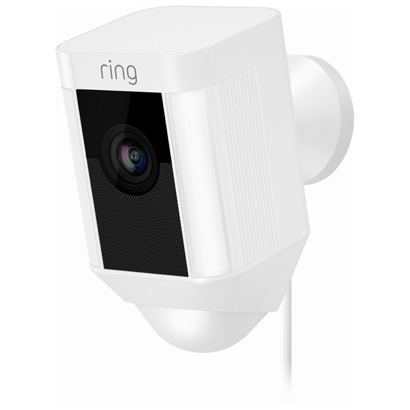 Ring Spotlight Cam Wired Outdoor Security Camera - White (8SH1P7-WEN0)