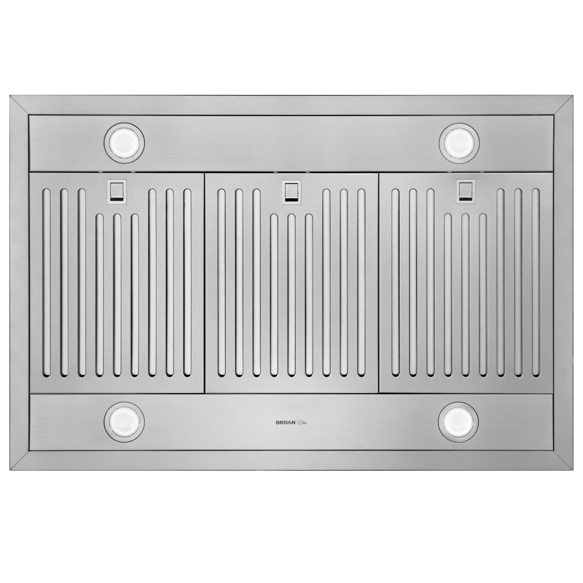 Broan Elite EIT1 Series 36 in. Convertible Chimney Style Range Hood with 640 CFM, 4 Fan Speeds & 4 LED Lights - Stainless Steel, , hires