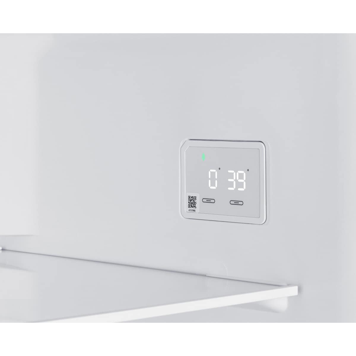 Summit 28 in. 14.3 cu. ft. Counter Depth Top Freezer Refrigerator - Black, Black, hires