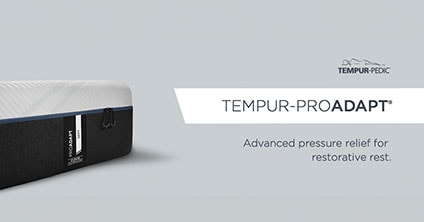 TEMPUR-PROADAPT pressure relief for restorative rest