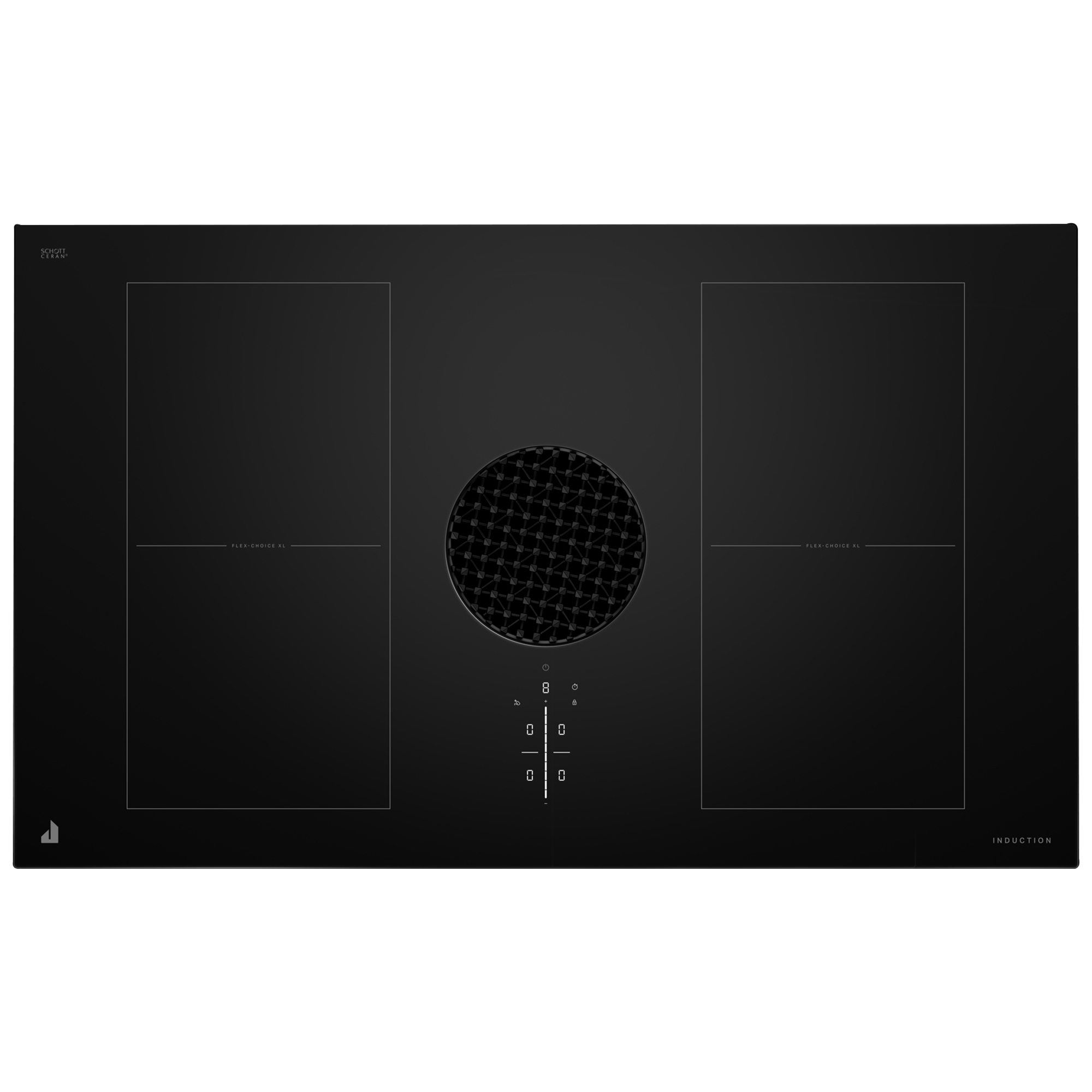 JennAir 36 in. 4-Burner Induction Cooktop with Flex-Choice XL Flex Zone
