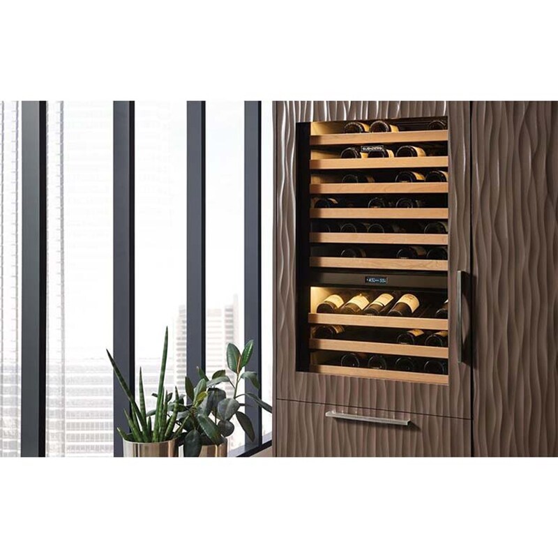 Sub-Zero Designer Series 30 in. Built-in Smart Wine Column Storage with Wood Racks, Multi-Temperature Zones & 86 Bottle Capacity - Custom Panel Ready, , hires
