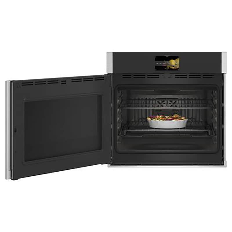 GE Profile 30 in. 5 cu. ft. Smart Electric Single Wall Oven with True European Convection - Stainless Steel, , hires