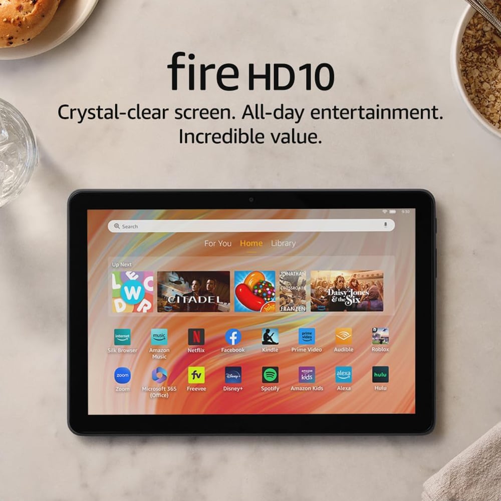 Amazon - Fire HD 10 - 10.1" Tablet (2023 Release) - 32GB with Wi-Fi - Black, , hires