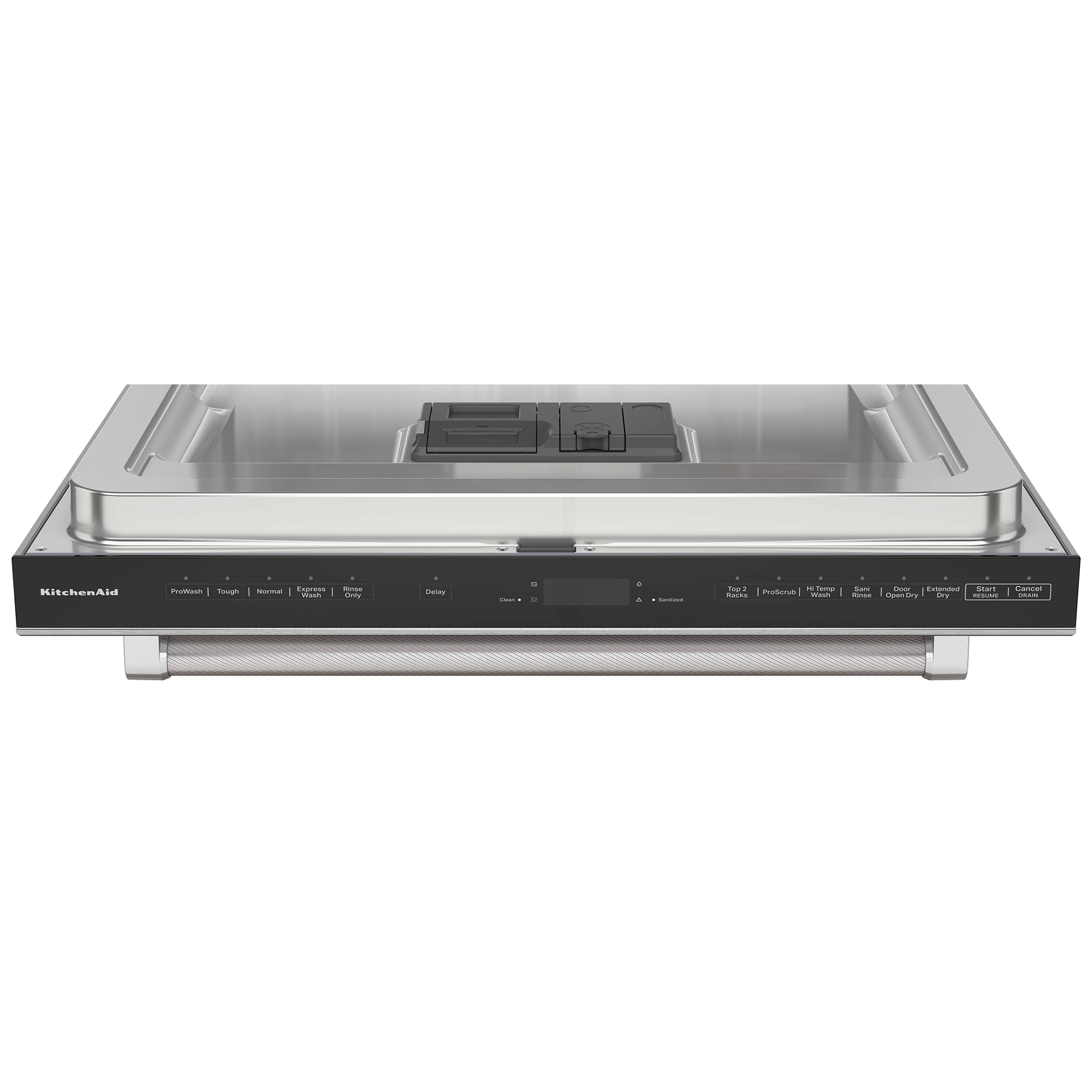 KitchenAid 24 in. Top Control Flush-Mount Dishwasher with 39 dBa Sound Level & 3rd-Rack - Stainless Steel with PrintShield Finish, Stainless Steel with PrintShield Finish, hires