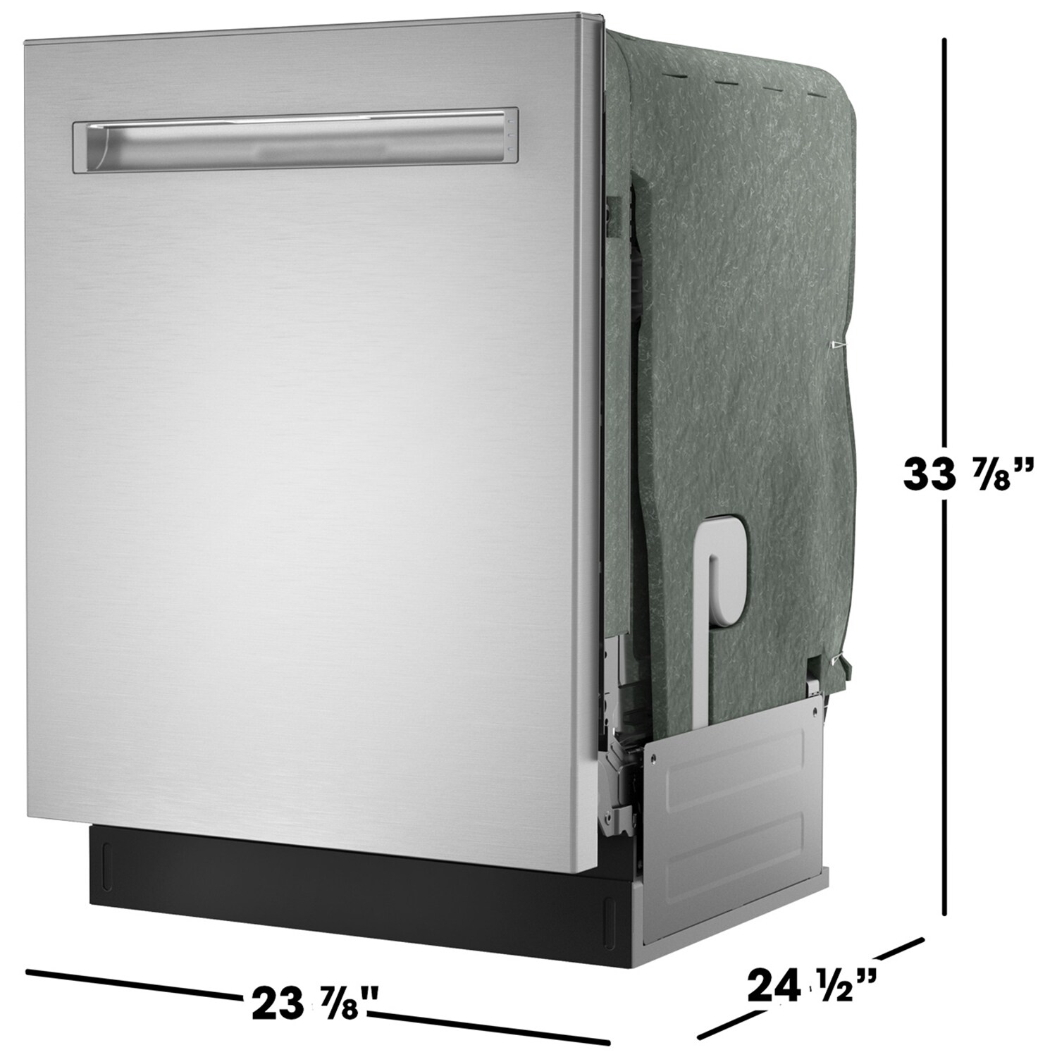 Sharp 24 in. Top Control Smart Dishwasher with 42 dBa Sound Level & 3rd-Rack - Stainless Steel, , hires