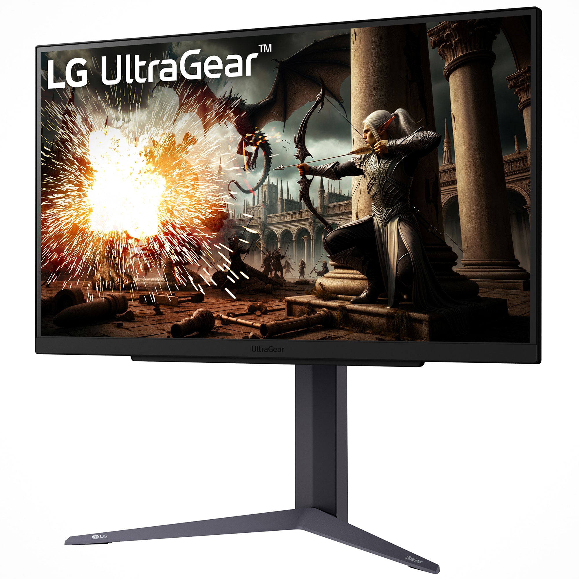 27" UltraGear QHD 200Hz 1ms G-Sync Compatible IPS Gaming Monitor - Black, , hires
