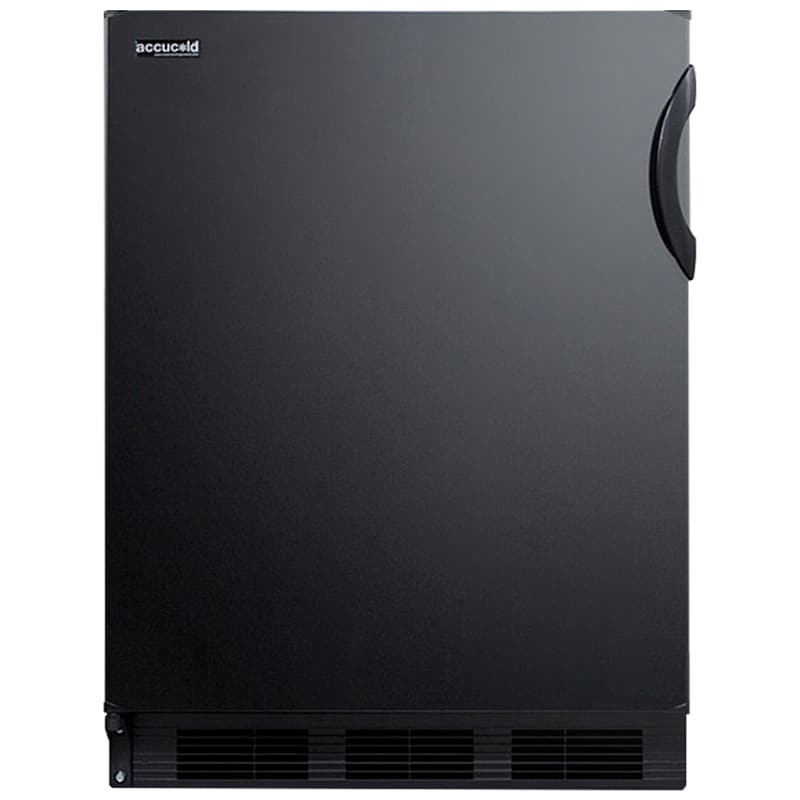 Summit 24 in. 5.1 cu. ft. Left-Hinged Undercounter Refrigerator - Black, , hires