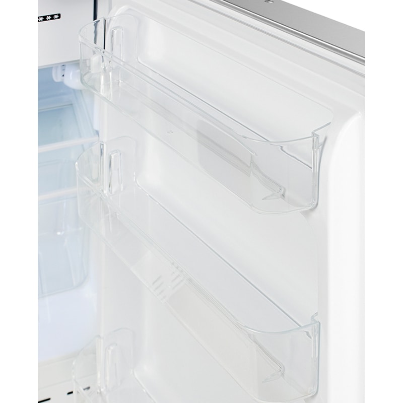 Summit 21 in. 2.6 cu. ft. Undercounter Refrigerator - Stainless Steel with Stainless Steel Cabinet, , hires