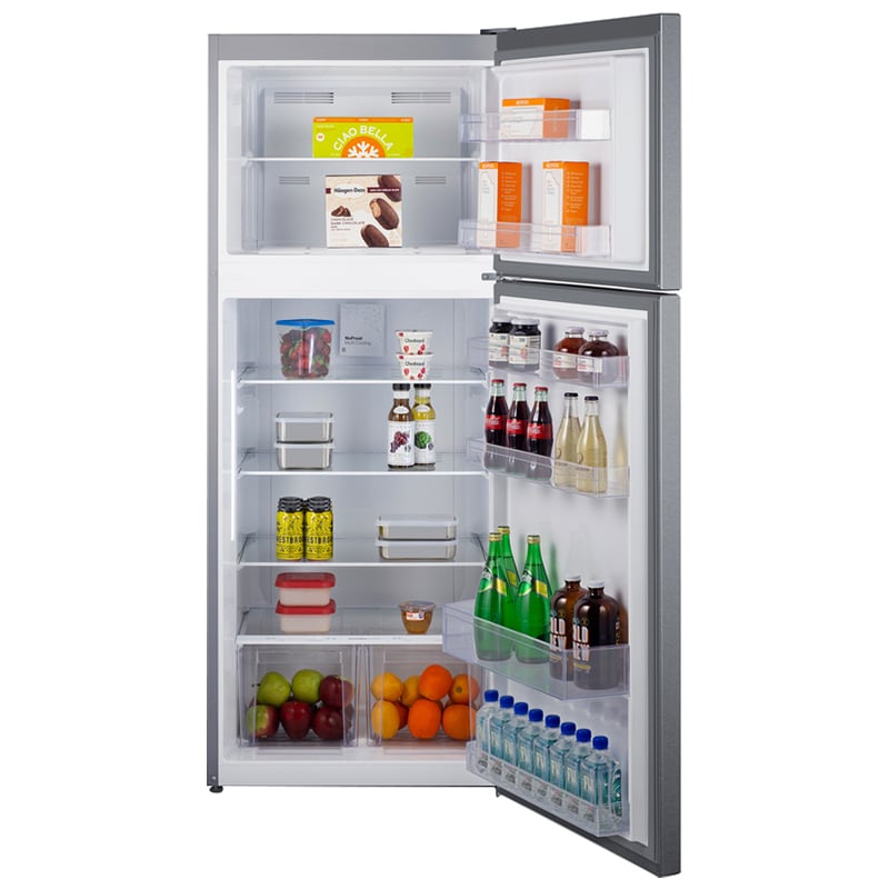 Summit 28 in. 14.3 cu. ft. Counter Depth Top Freezer Refrigerator - Stainless Steel, Stainless Steel, hires