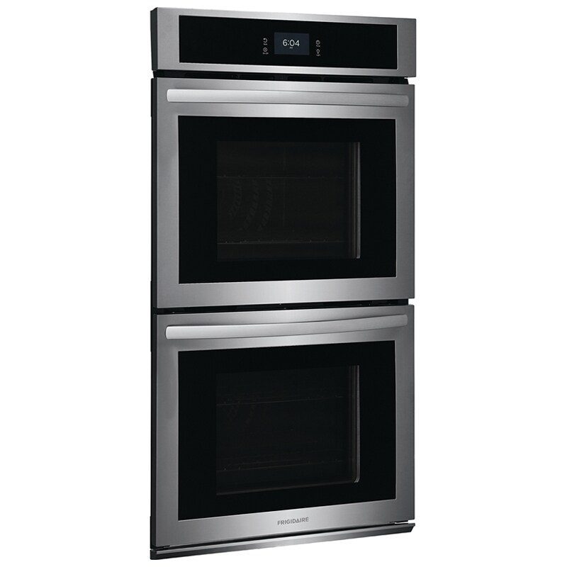 Frigidaire 27 in. 7.6 cu. ft. Top Control Electric Double Wall Oven with Standard Convection - Stainless Steel, Stainless Steel, hires