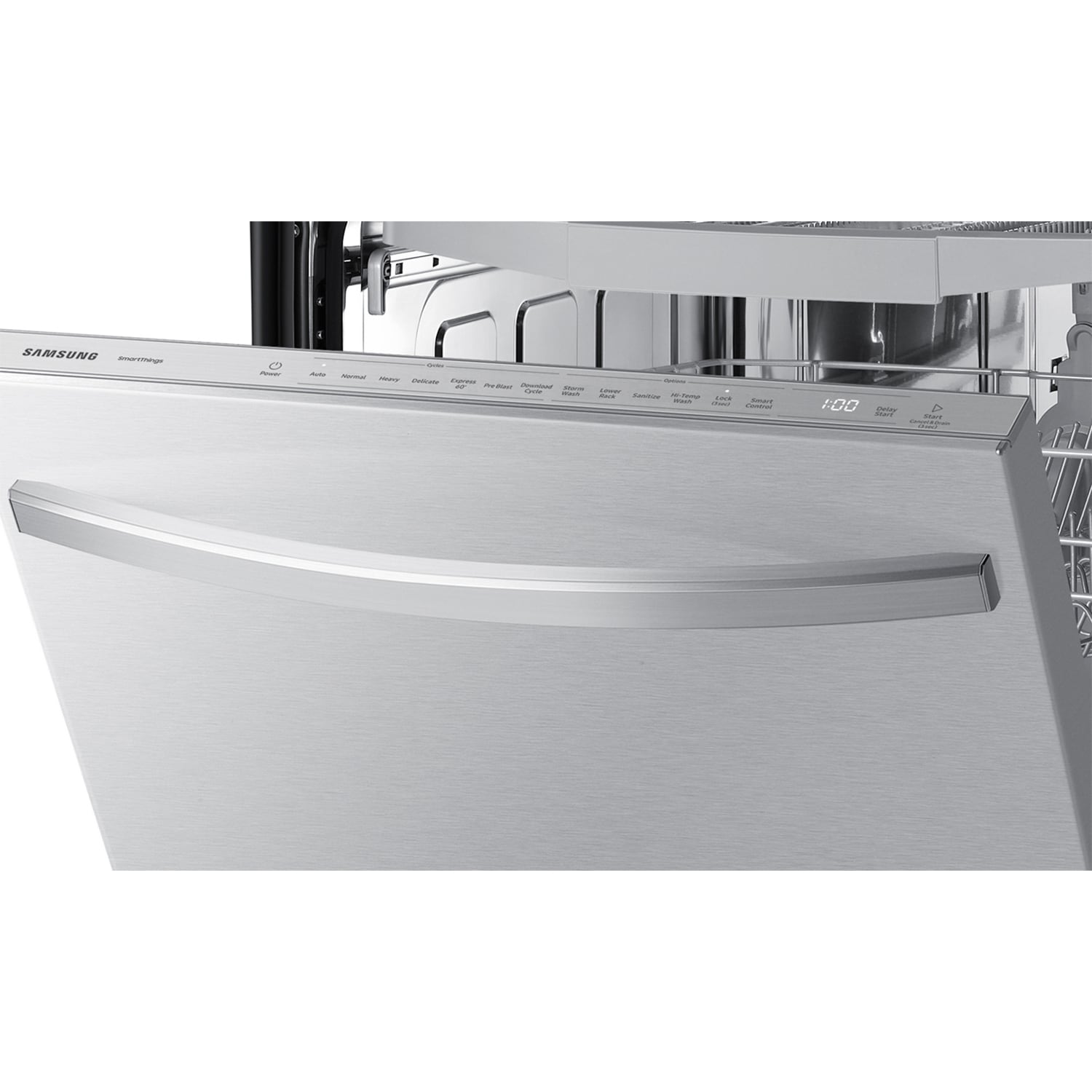 Samsung 24 in. Top Control Smart Dishwasher with 46 dBa Sound Level & 3rd-Rack - Stainless Steel, , hires