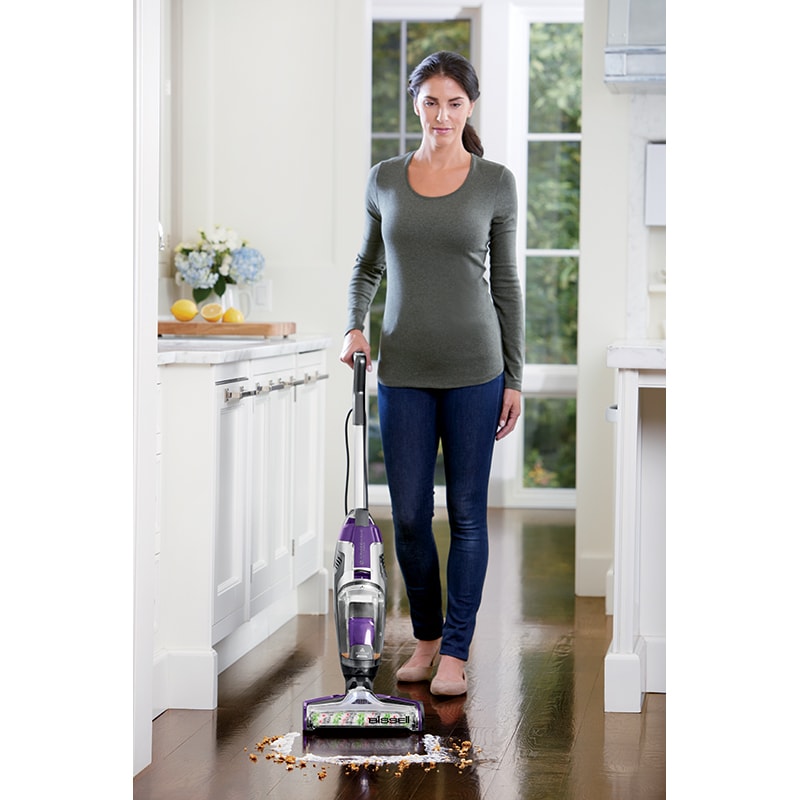 Bissell CrossWave Pet Pro Wet/Dry Multi-Surface Vacuum - Titanium With Grapevine Purple and Sparkle Silver, , hires