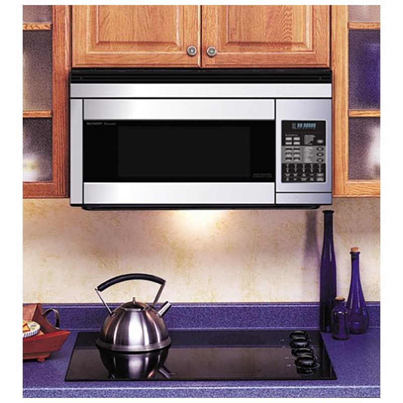 Sharp 30 in. 1.1 cu. ft. 850W Over-the-Range Microwave with 300 CFM, Convection & Sensor Cooking - Stainless Steel, , hires