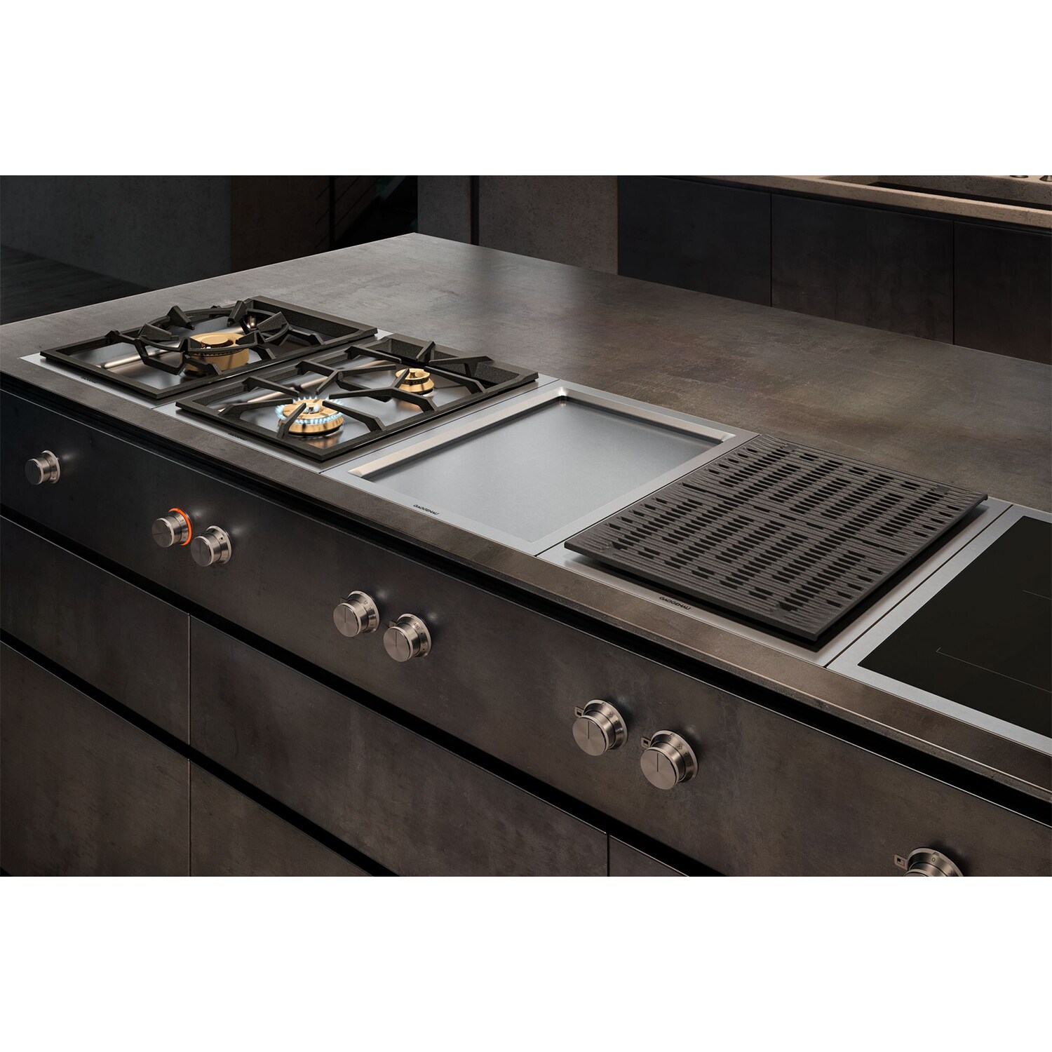 Gaggenau Vario 400 Series 15 in. 1-Burner Natural Gas Cooktop with Simmer Burner & Power Burner - Stainless Steel, , hires