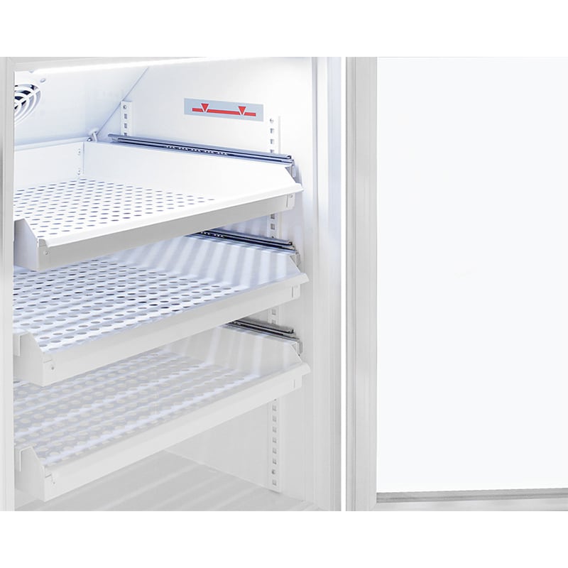 Summit Pharma-Vac Series 24 in. 6.0 cu. ft. Compact Freezerless Refrigerator for Medical Use with Tempered Glass Door - White, , hires