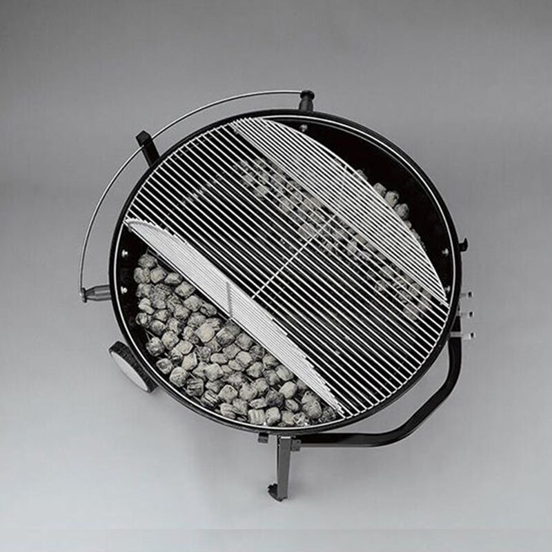 Weber Ranch Kettle 37 in. Charcoal Grill - Black, , hires