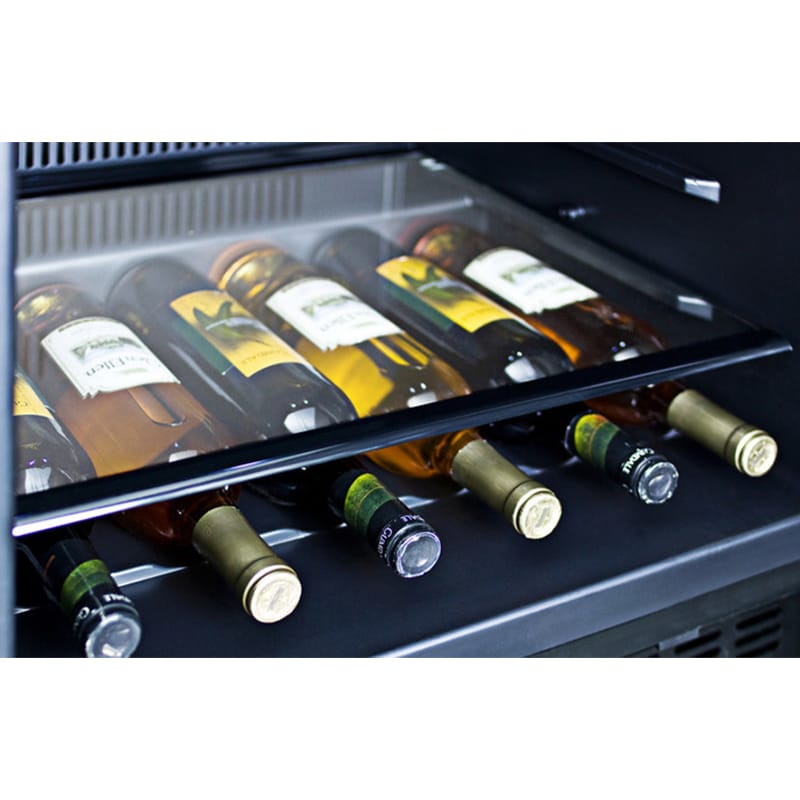 Summit 24 in. 4.6 cu. ft. Undercounter Refrigerator with Stainless Steel Kickplate Installed - Custom Panel Ready, , hires