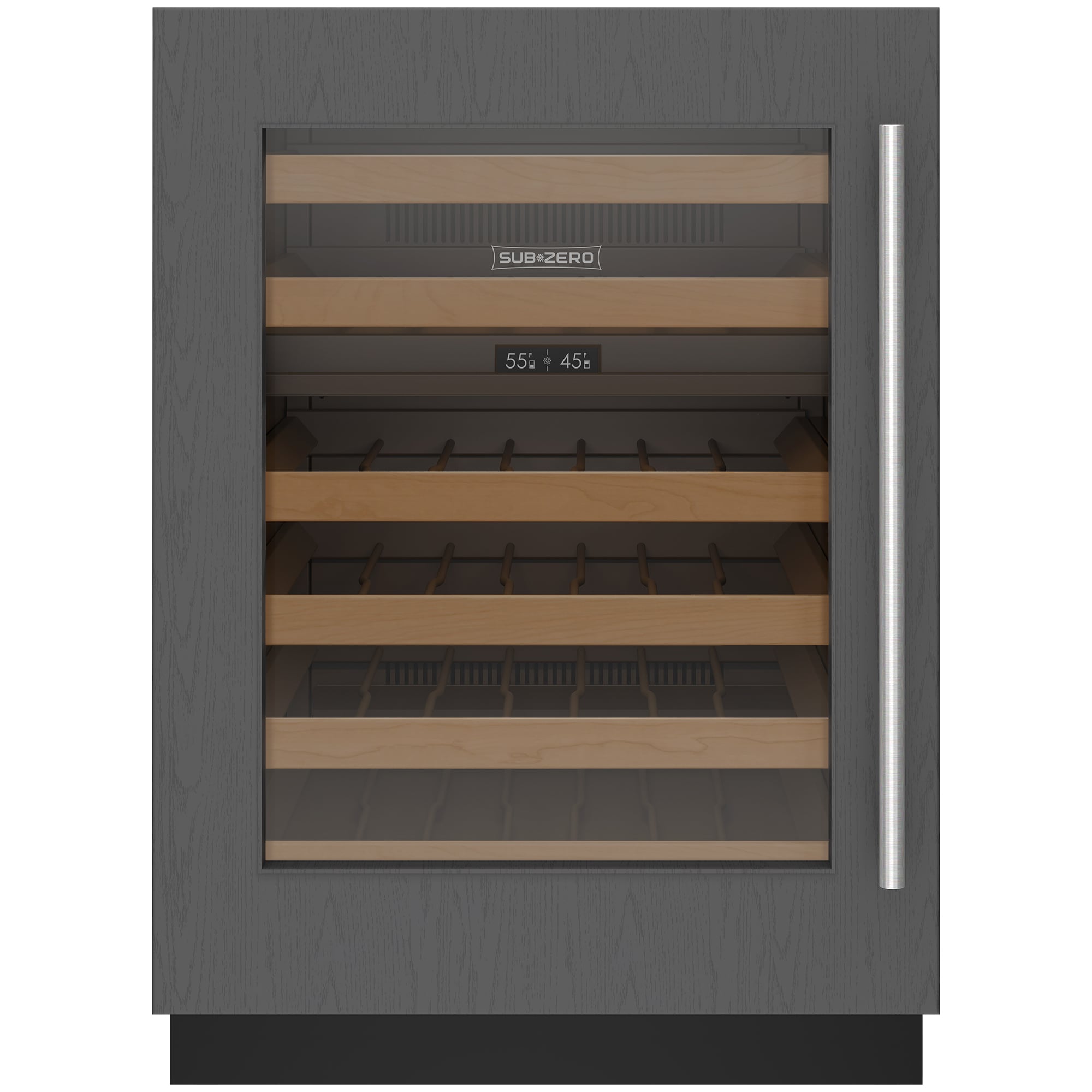 Sub-Zero Designer Series 24 in. Undercounter Smart Wine Cooler with Wood Racks, Dual Temperature Zones & 42 Bottle Capacity - Custom Panel Ready, , hires