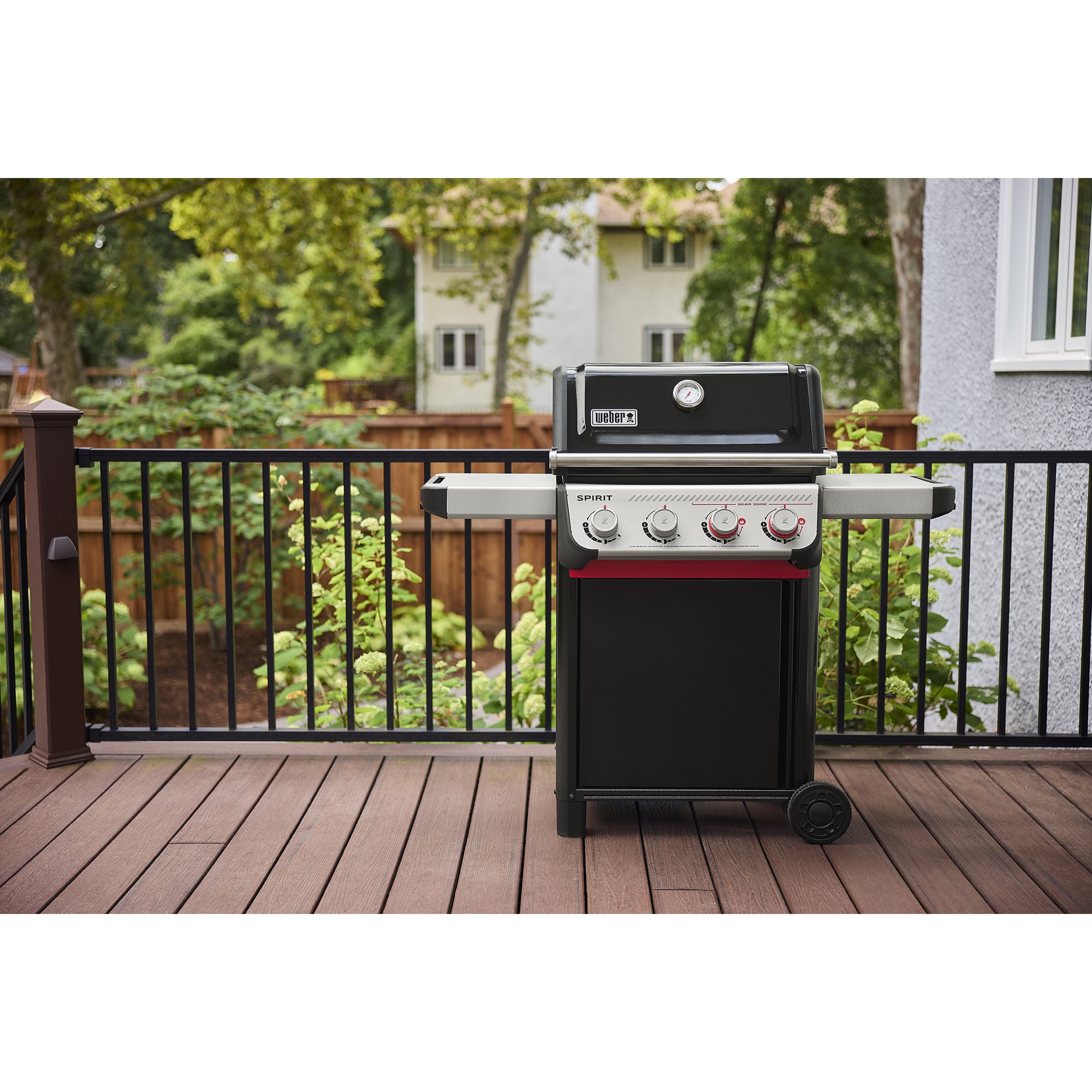 Weber Spirit E-425 4-Burner LP Gas Grill with Snap Jet Ignition System & Sear Burner - Black, , hires