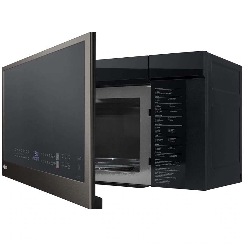 LG 30 in. 2.0 cu. ft. 1050W Smart Over-the-Range Microwave with 400 CFM & Sensor Cooking - PrintProof Black Stainless Steel, PrintProof Black Stainless Steel, hires