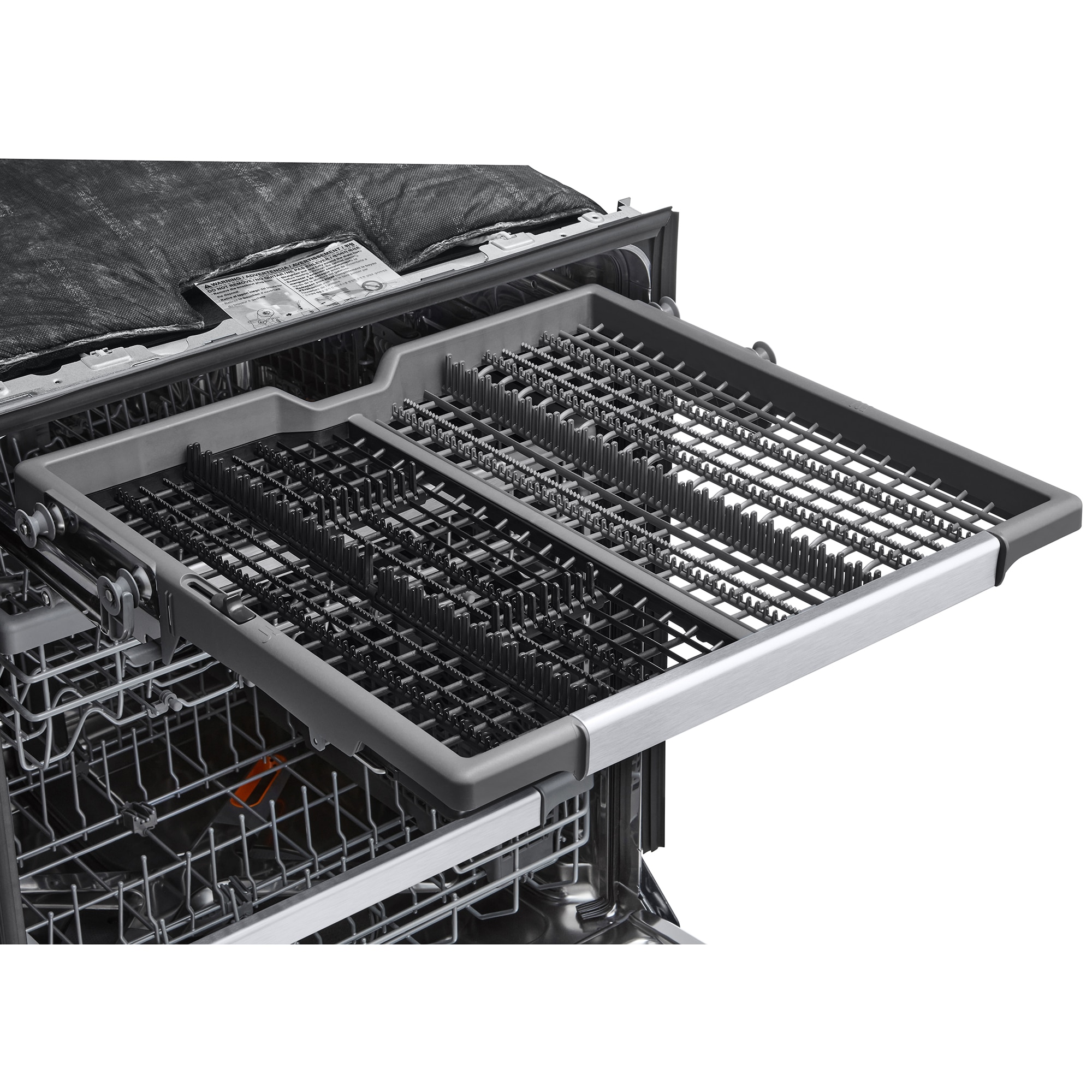 Signature Kitchen Suite 24 in. Top Control Flush-Mount Smart Dishwasher with 40 dBa Sound Level, 3rd-Rack & Dynamic Heat Dry - Stainless Steel, , hires