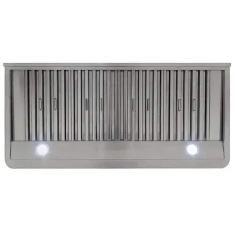 Brama 48 in. Standard Style Range Hood with 4 Speed Settings, 475 CFM & 2 LED Lights - Stainless Steel, , hires