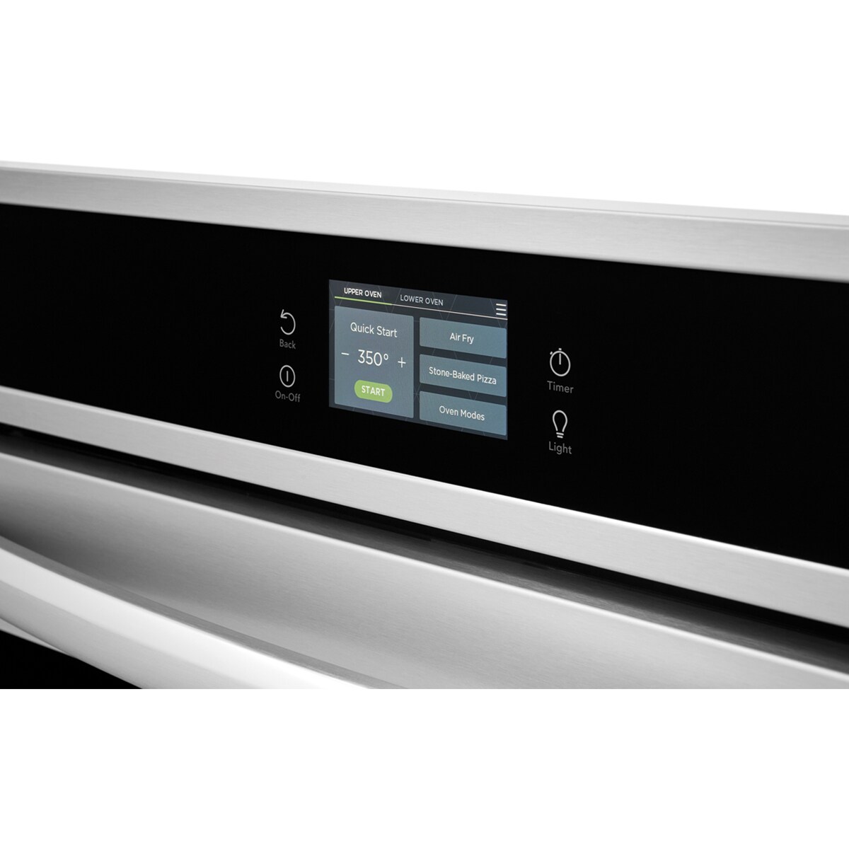 Frigidaire Gallery 30 in. 10.6 cu. ft. Smart Top Control Steam Electric Double Wall Oven with True European Convection - Stainless Steel, , hires