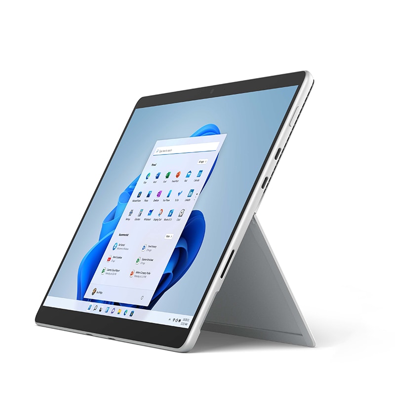 Microsoft Surface Pro 8 w/ Quad Core i5 2.6GHz, 8GB RAM, 128GB SSD and Iris X Graphics - Platinum - (Device Only) (8PN-00001)