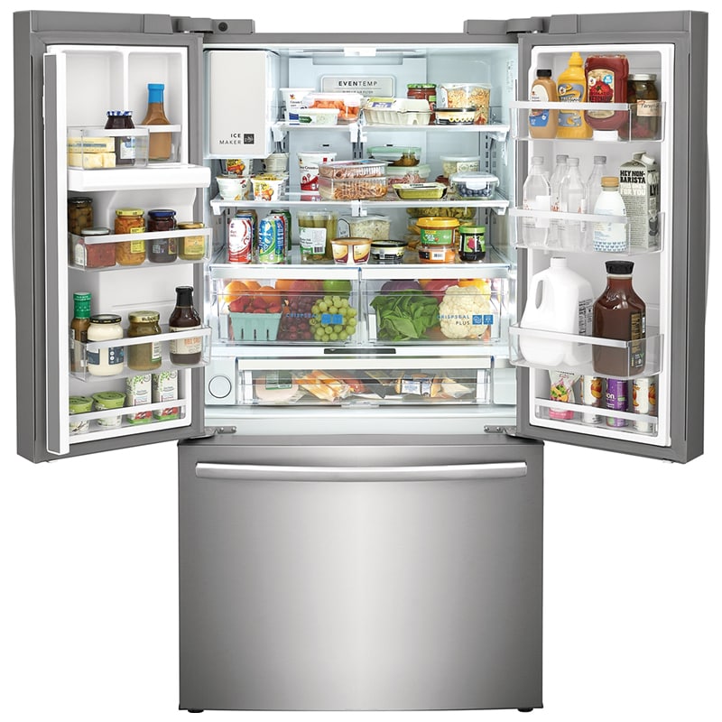 Frigidaire Gallery 36 in. 27.8 cu. ft. French Door Refrigerator with Ice & Water Dispenser - Smudge-Proof Stainless Steel, Smudge-Proof Stainless Steel, hires