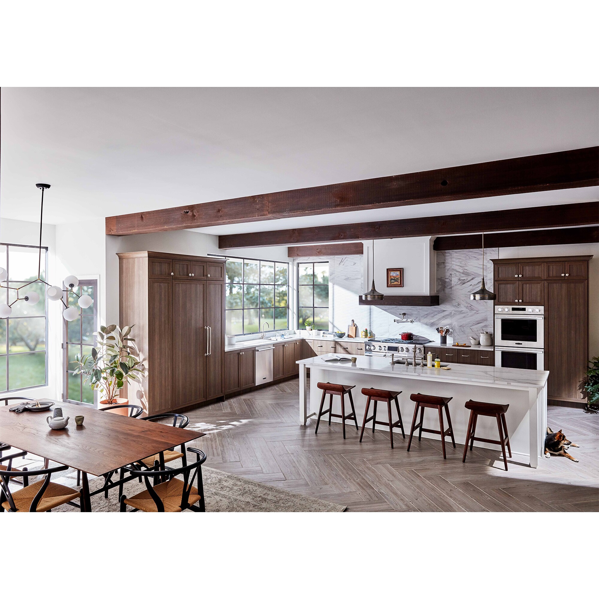 Signature Kitchen Suite 18 in. 9.6 cu. ft. Built-in Smart Triple-Drawers Upright Freezer with Ice-Maker & Adjustable Shelves - Custom Panel Ready, , hires