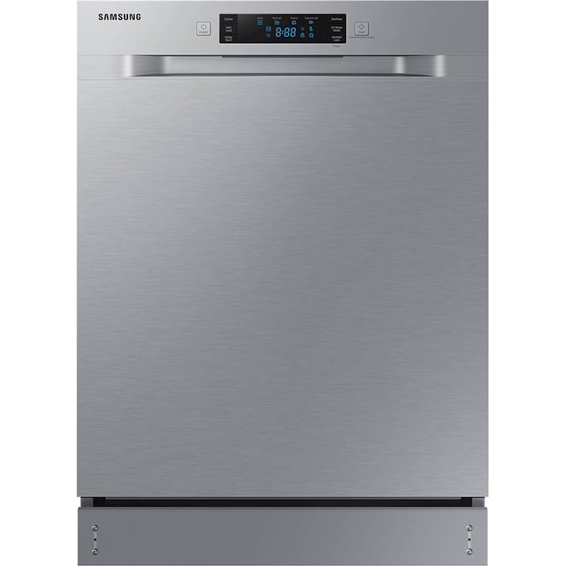 Samsung 24 in. Front Control Dishwasher with 52 dBa Sound Level & Pocket - Stainless Steel, , hires