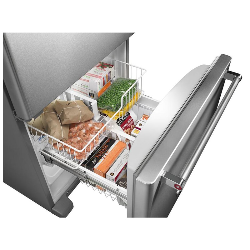 KitchenAid 30 in. 19.0 cu. ft. Bottom Freezer Refrigerator Left Hinged - Stainless Steel, , hires