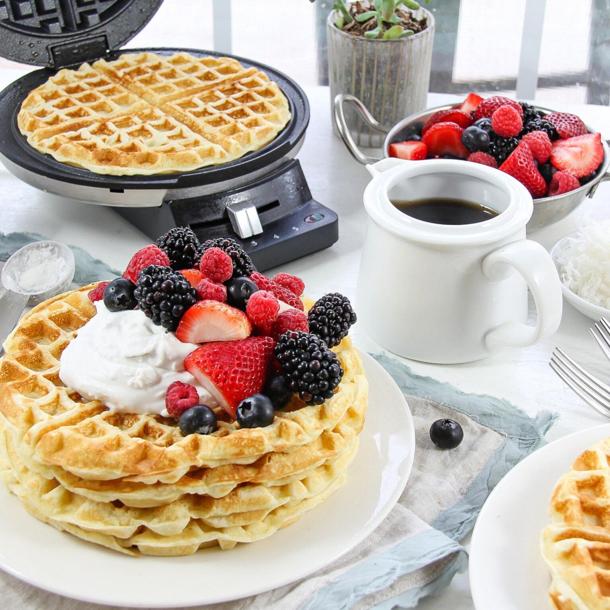Cuisinart Round Classic Waffle Maker - Stainless Steel, , hires