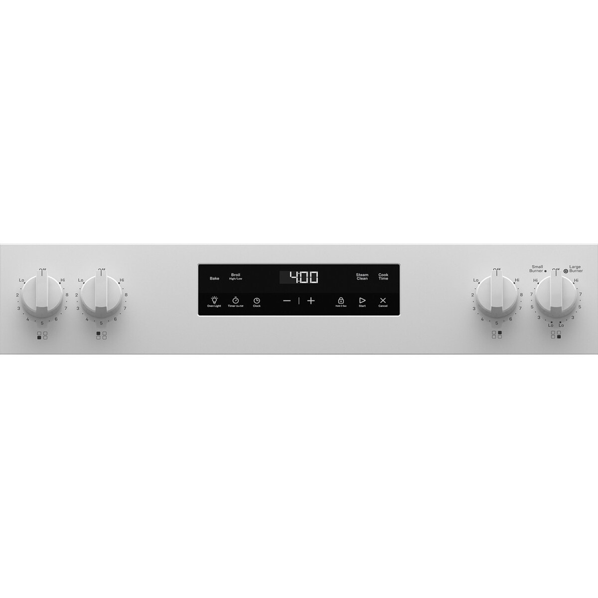 GE 400 Series 30 in. 5.3 cu. ft. Electric Range with Radiant Burners - White, White, hires
