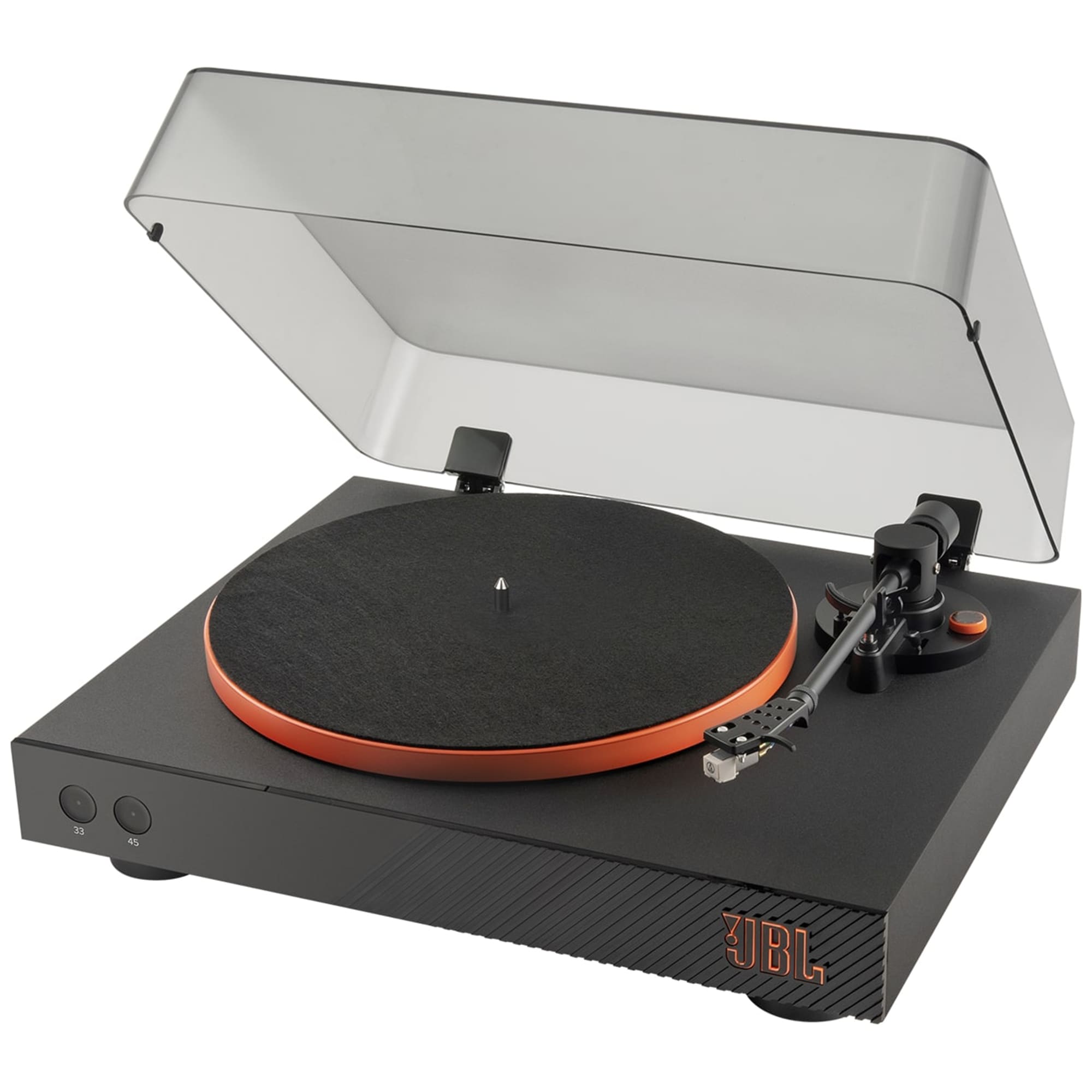JBL Spinner Bluetooth Turntable - Black & Orange, , hires