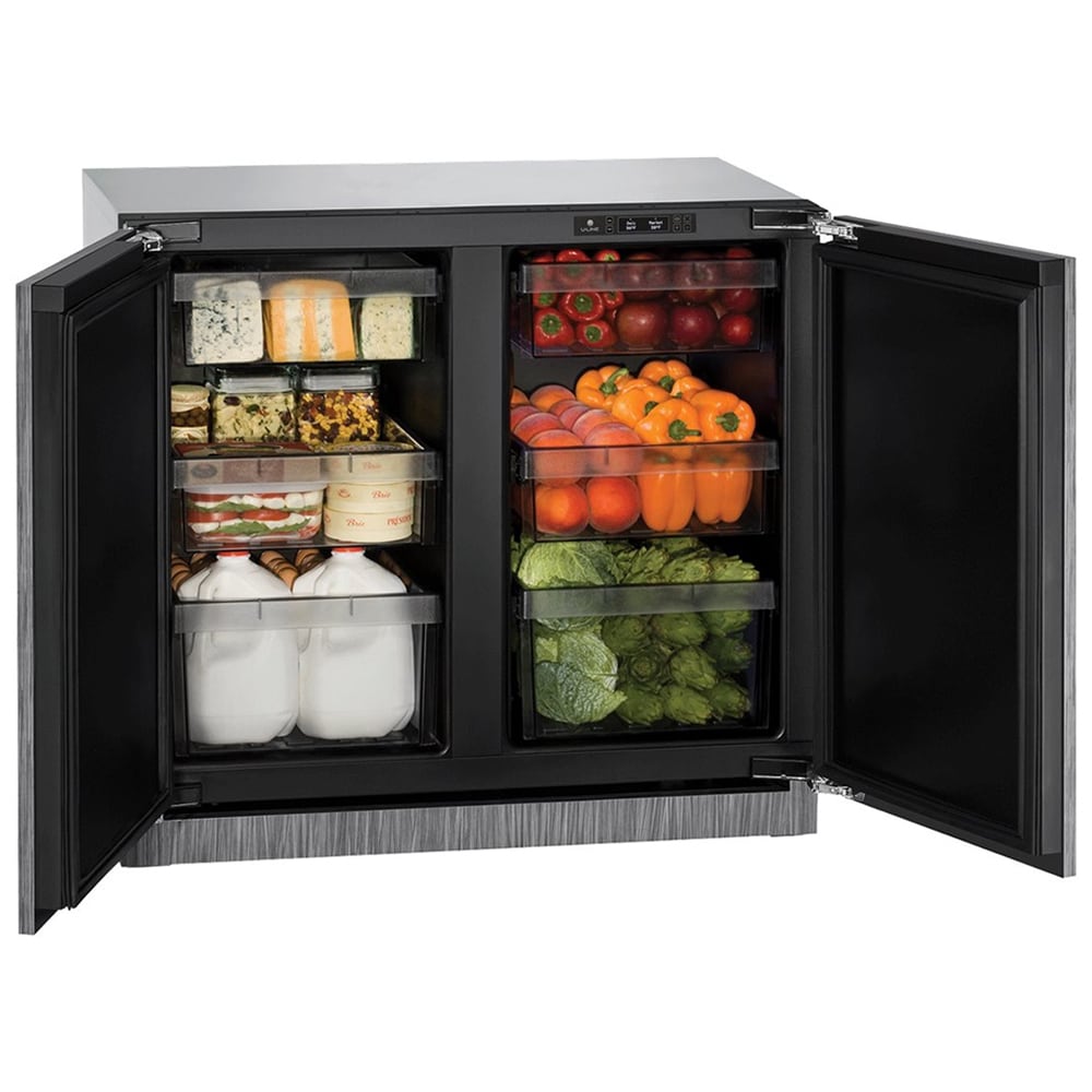 U-Line 3000 Series 36 in. 6.9 cu.ft. Built-In Counter Depth Freeezerless Refrigerator - Custom Panel Ready, , hires