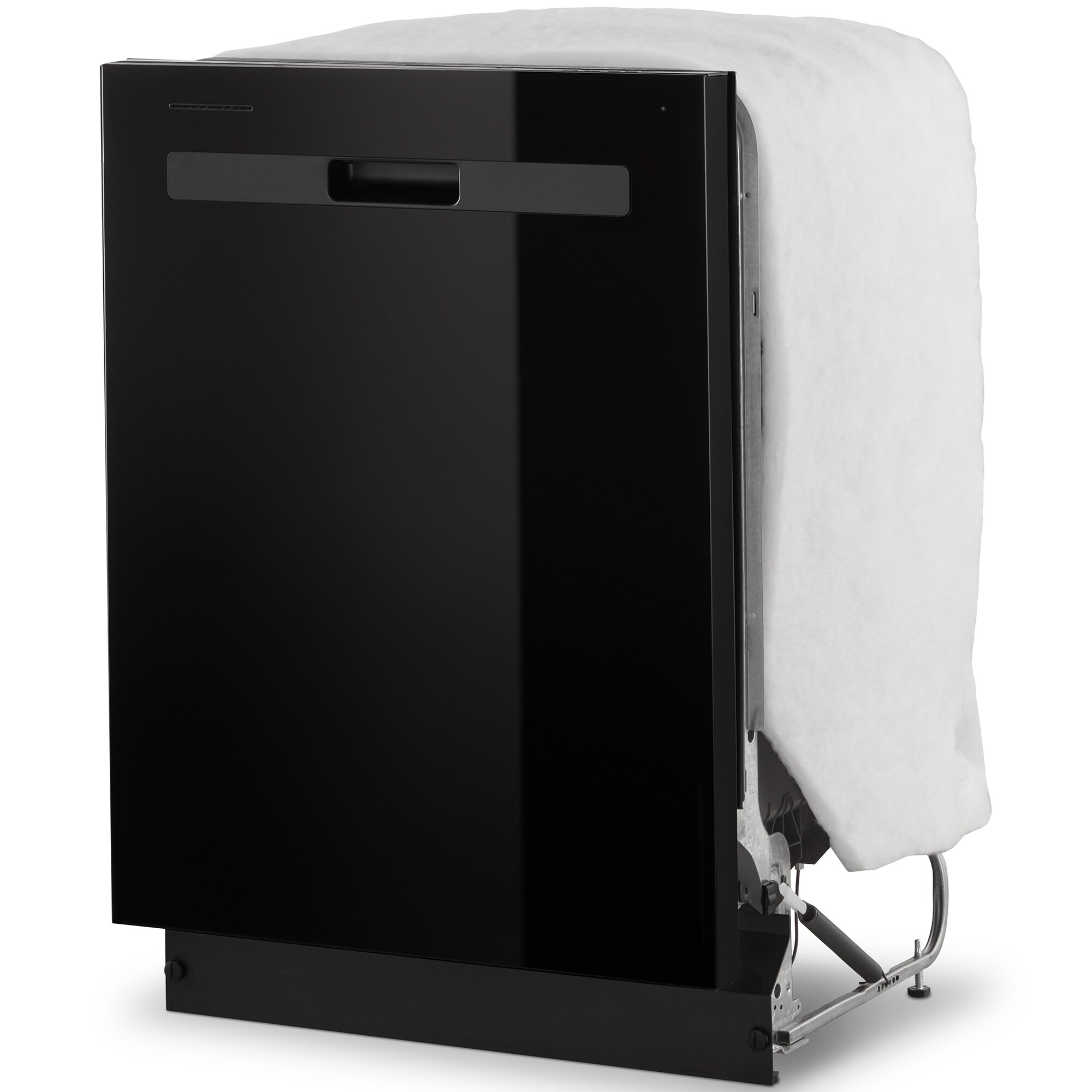 Whirlpool 24 in. Top Control Dishwasher with 55 dBa Sound Level & Pocket - Black, Black, hires