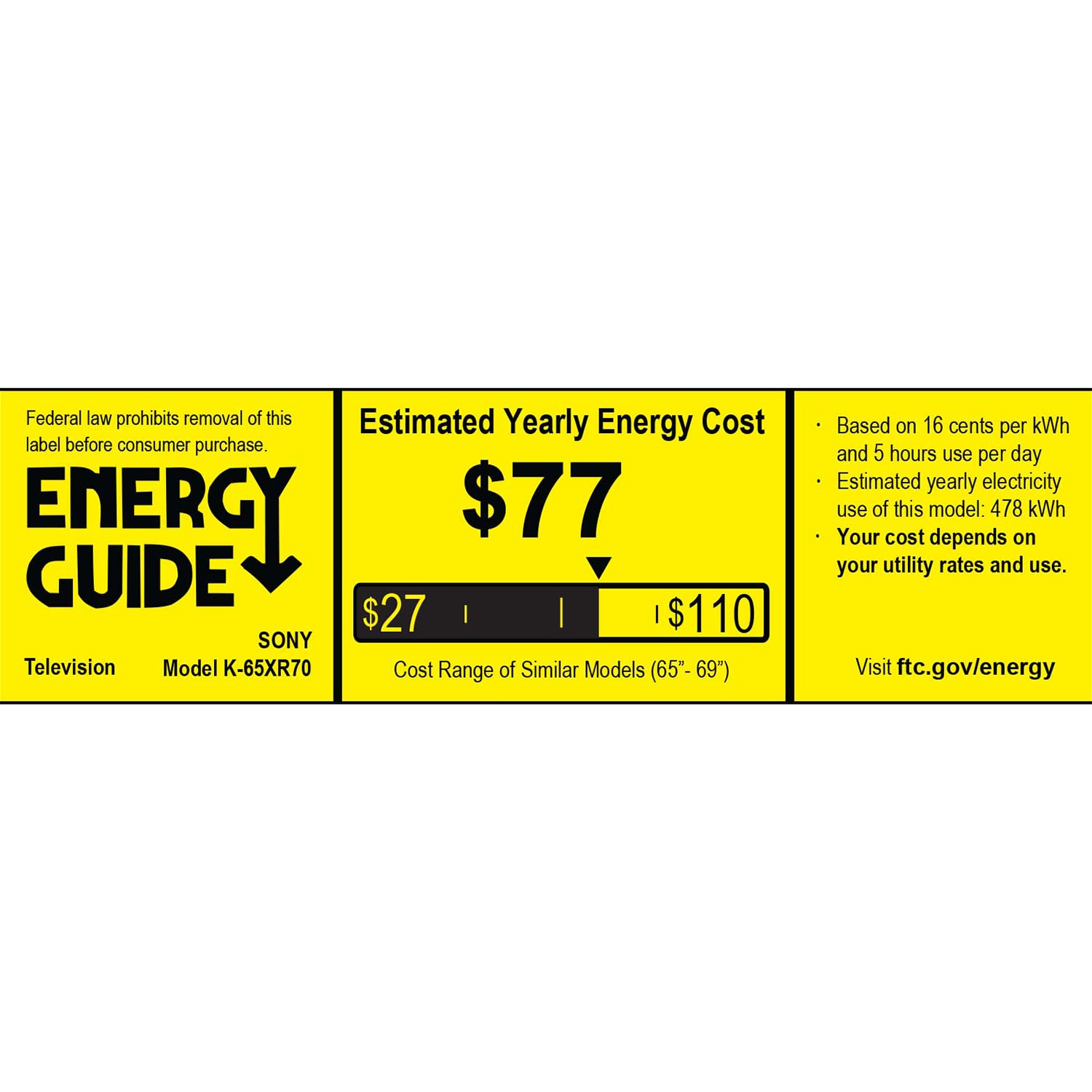 Sony - 65" Class Bravia 7 Series QLED Mini-LED 4K UHD Smart Google TV, , hires