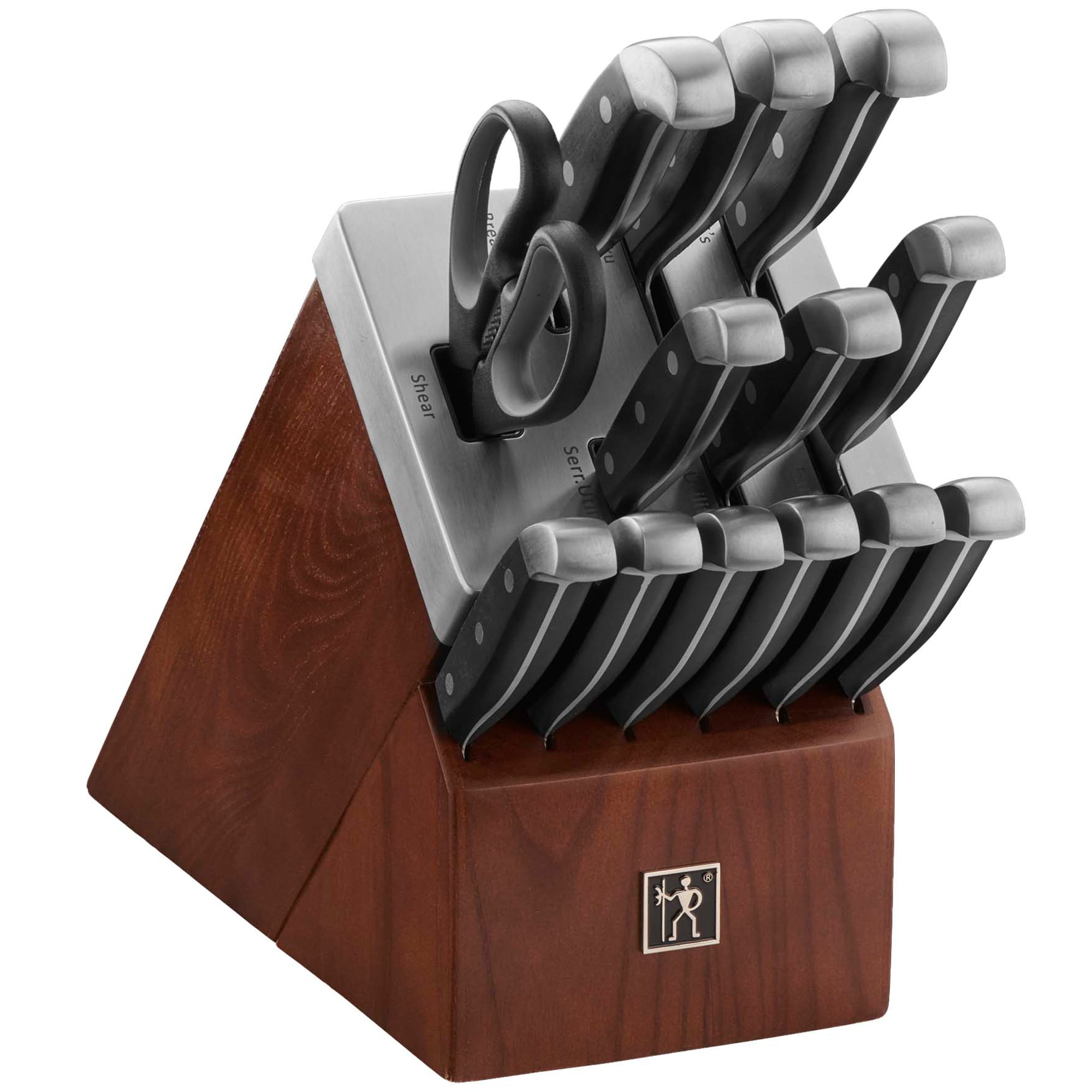 Henckels Statement Self-Sharpening Knife Block Set - Stainless Steel, , hires