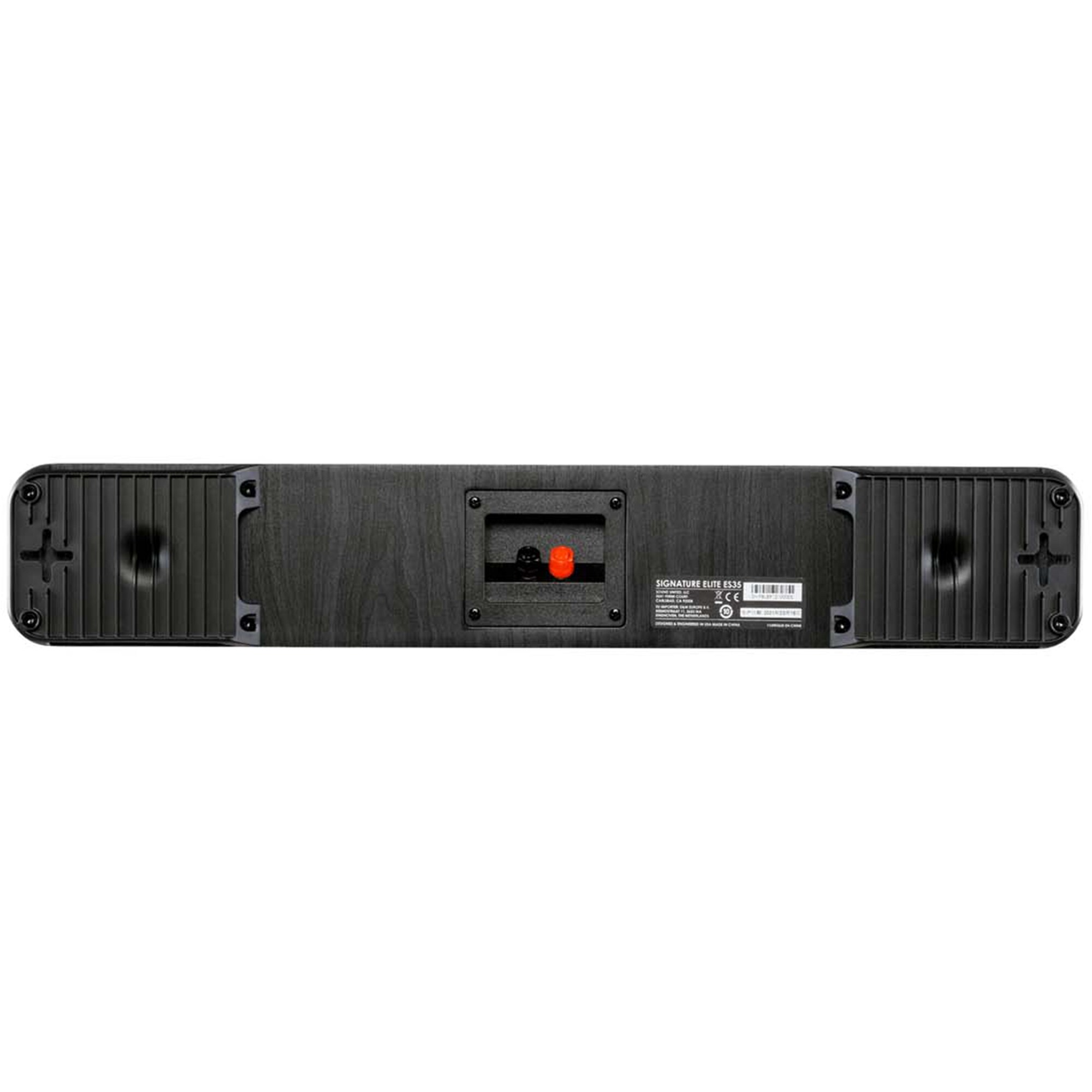 Polk Signature Elite ES35 High-Quality Slim Center Channel Speaker - Black, Black, hires