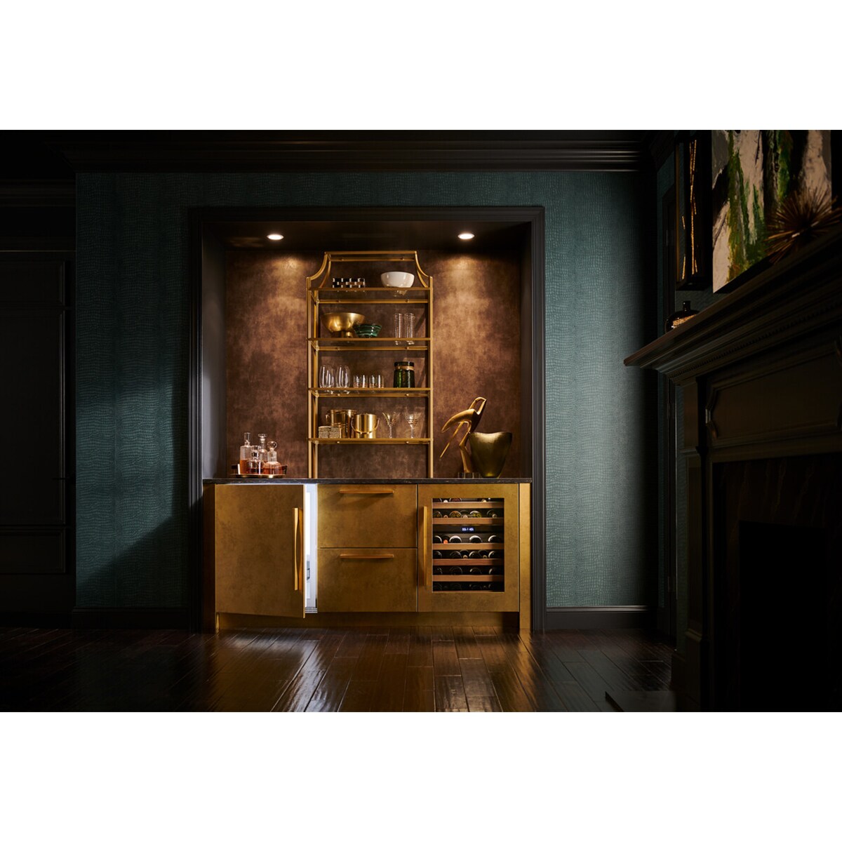 Sub-Zero Designer Series 24 in. Built-In 4.7 cu. ft. Left- Hinged Smart Undercounter Refrigerator - Custom Panel Ready, , hires