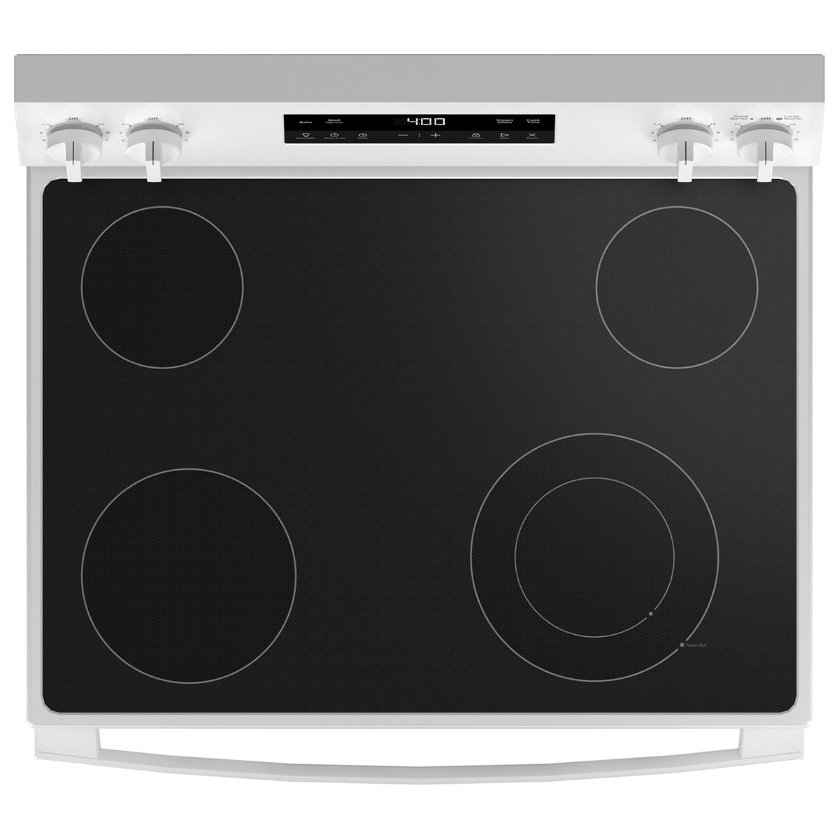 GE 400 Series 30 in. 5.3 cu. ft. Electric Range with Radiant Burners - White, White, hires