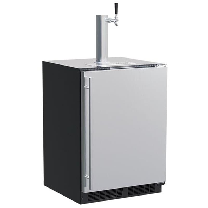 Marvel 24 in. 5.7 cu. ft. Beer Dispenser with 1 Tap, Digital Controls & Digital Thermostat - Stainless Steel, , hires