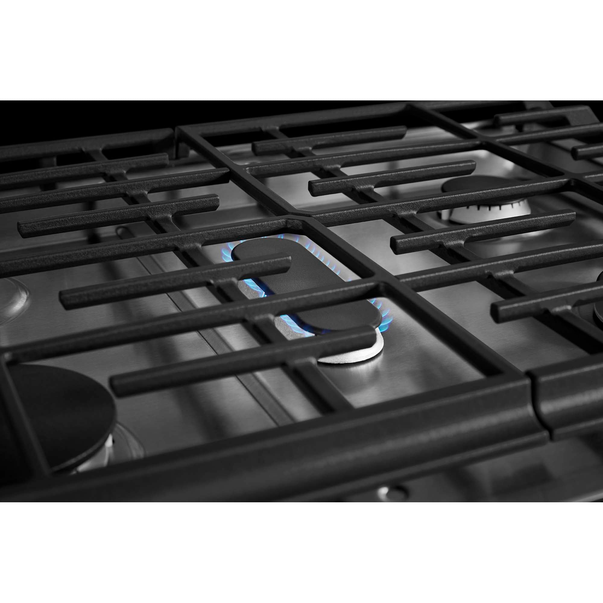 KitchenAid 30 in. 6.5 cu. ft. True European Convection Slide-In Gas Range with 5 Sealed Burners & Griddle - Stainless Steel, , hires