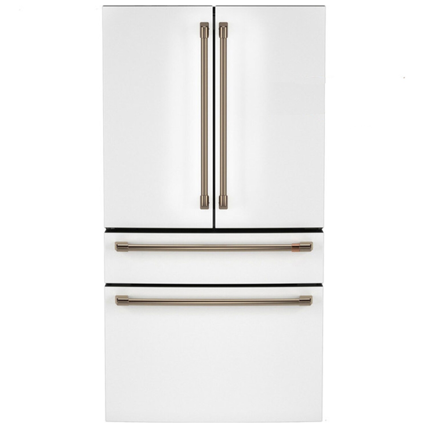 Cafe 36 in. 23.2 cu. ft. Smart Counter Depth 4-Door French Door Refrigerator with Internal Water AutoFill Pitcher - Matte White, , hires