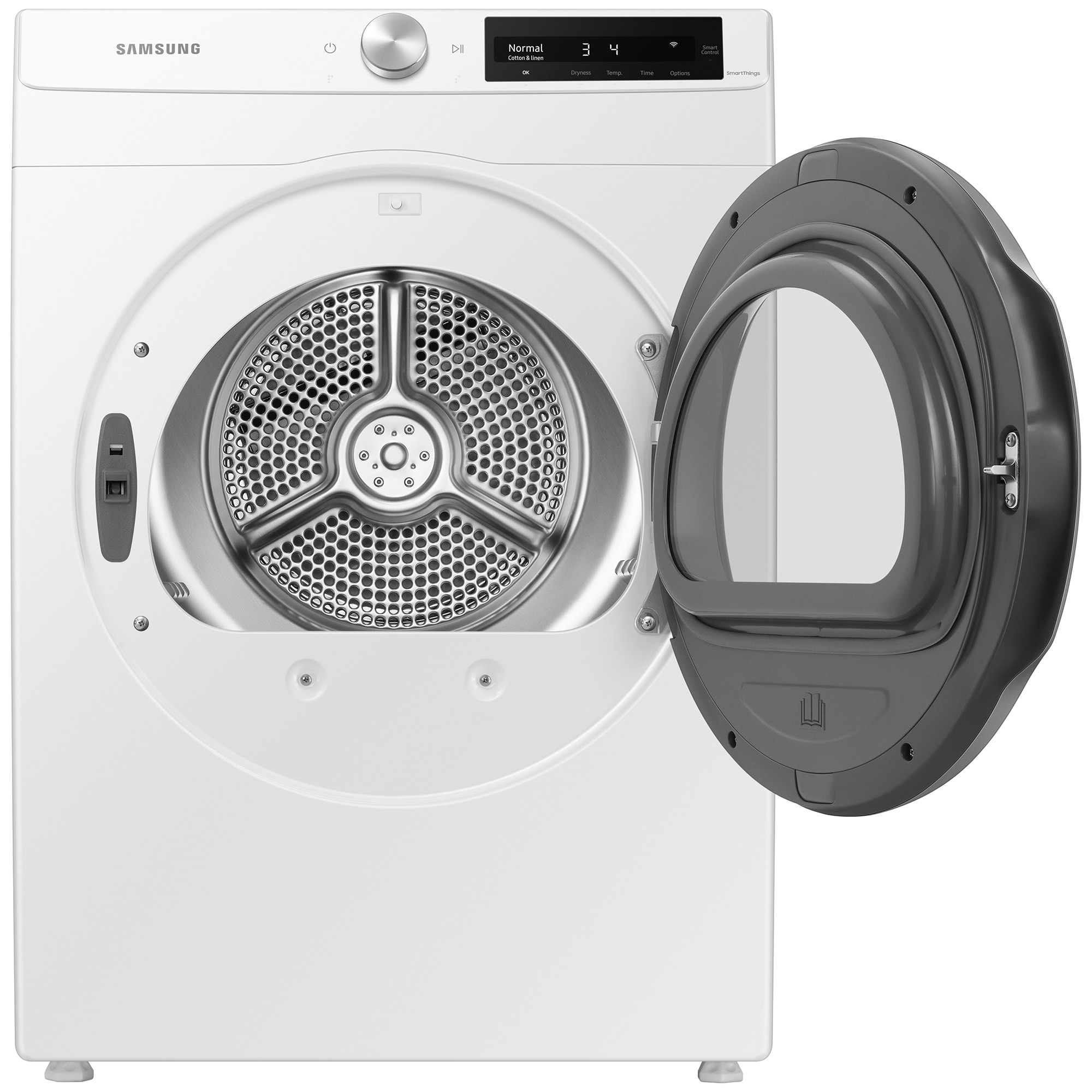 Samsung 24 in. 4.0 cu. ft. Electric Dryer with 15 Dryer Programs, 12 Dry Options, Sanitize Cycle, Wrinkle Care & Sensor Dry - White, , hires